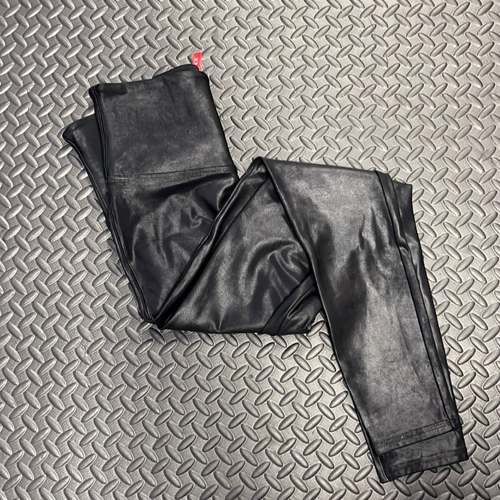 SPANX faux leather leggings